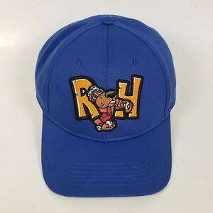 Midland RockHounds Hat Cap Strap Back Mens One Size Blue MiLB Baseball RH Mascot
